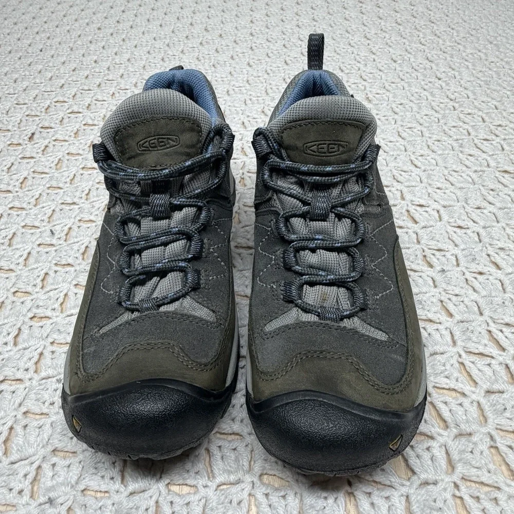 KEEN Dry Shoes Women Size 8,5 Gray Blue Waterproof Hiking 1006160
